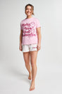 Ladies Smiley Short Pyjama Set - Brand Threads