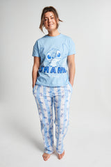 Ladies Stitch Long Leg Pyjama Set - Brand Threads