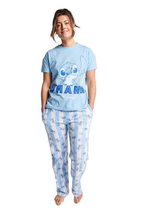 Ladies Stitch Long Leg Pyjama Set - Brand Threads