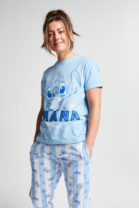Ladies Stitch Long Leg Pyjama Set - Brand Threads