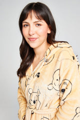 Ladies Winnie The Pooh Dressing Gown - Brand Threads