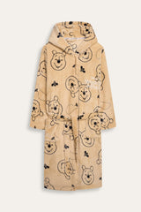 Ladies Winnie The Pooh Dressing Gown - Brand Threads