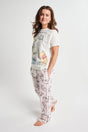 Ladies Winnie The Pooh Long Leg Pyjama - Brand Threads