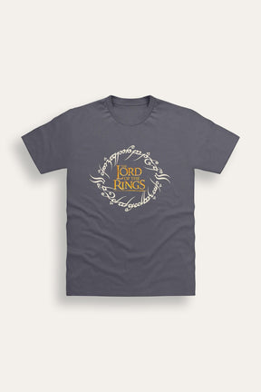 Lord of the Rings Mens Grey T-Shirt - Brand Threads