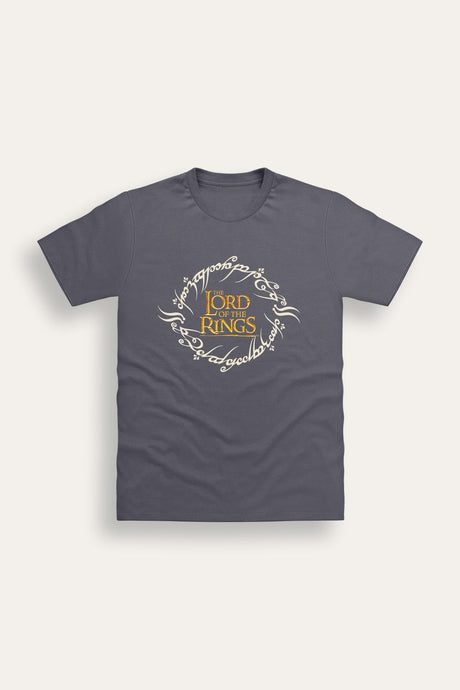 Lord of the Rings Mens Grey T-Shirt - Brand Threads