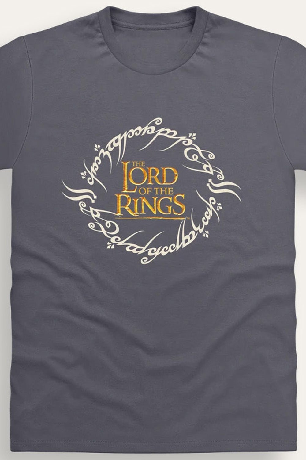 Lord of the Rings Mens Grey T-Shirt - Brand Threads