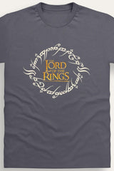 Lord of the Rings Mens Grey T-Shirt - Brand Threads