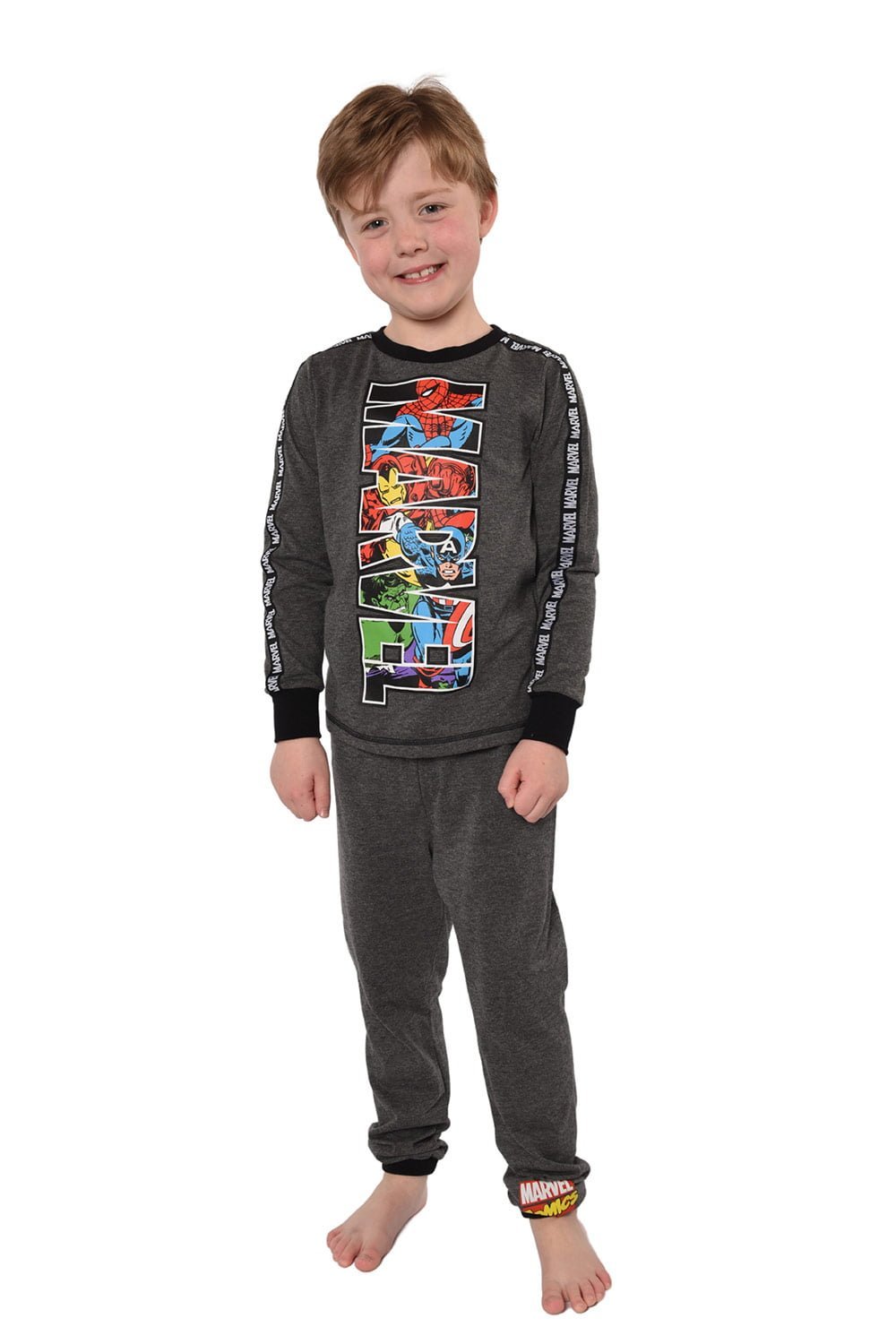 Marvel Print Official Boys Pyjamas Ages 4-8 Brand Threads