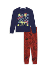 Marvel Boys Pyjamas – Long Sleeve & Cuffed Leg - Brand Threads