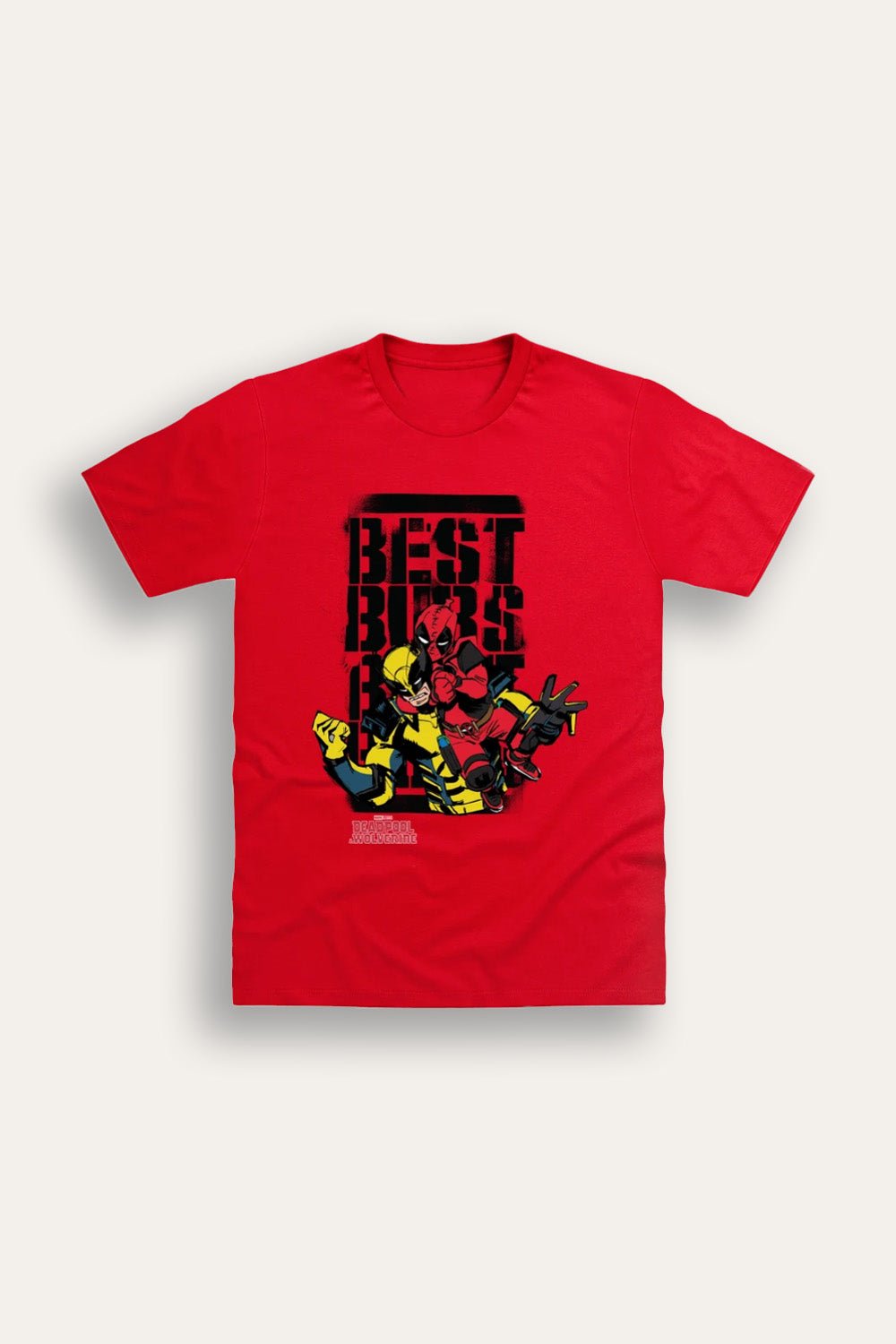 Marvel Deadpool & Wolverine Red T-Shirt - Brand Threads