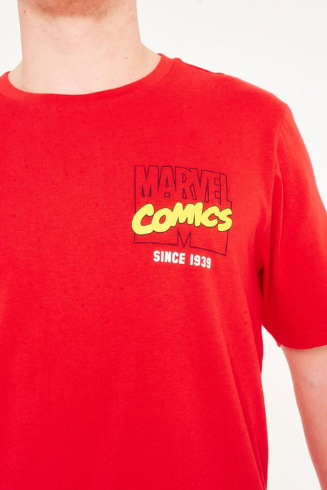 Marvel Iron Man Men's Organic Cotton/Recyceld Polyester Pyjamas - Brand Threads