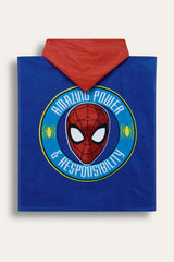 Marvel Spider - Man Boys Hooded Poncho - Brand Threads