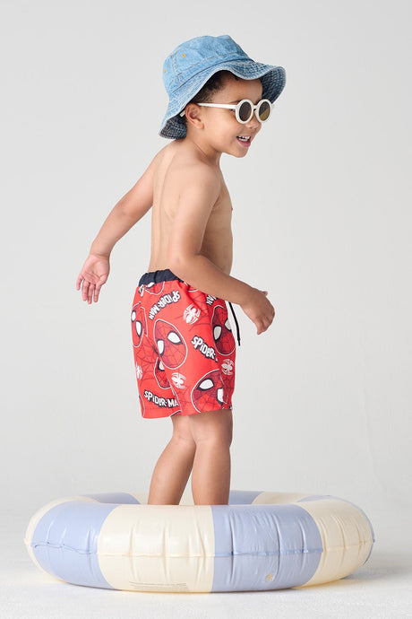 Marvel Spider - Man Boys Swim Shorts - Brand Threads