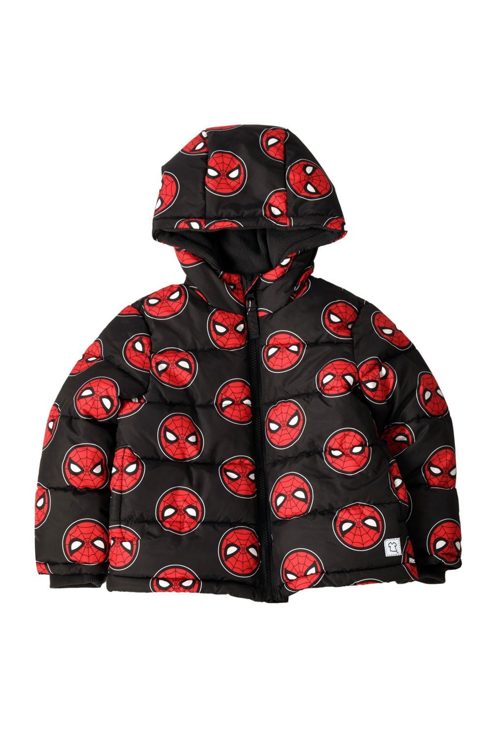 Marvel Spiderman Black Zip Coat - Brand Threads