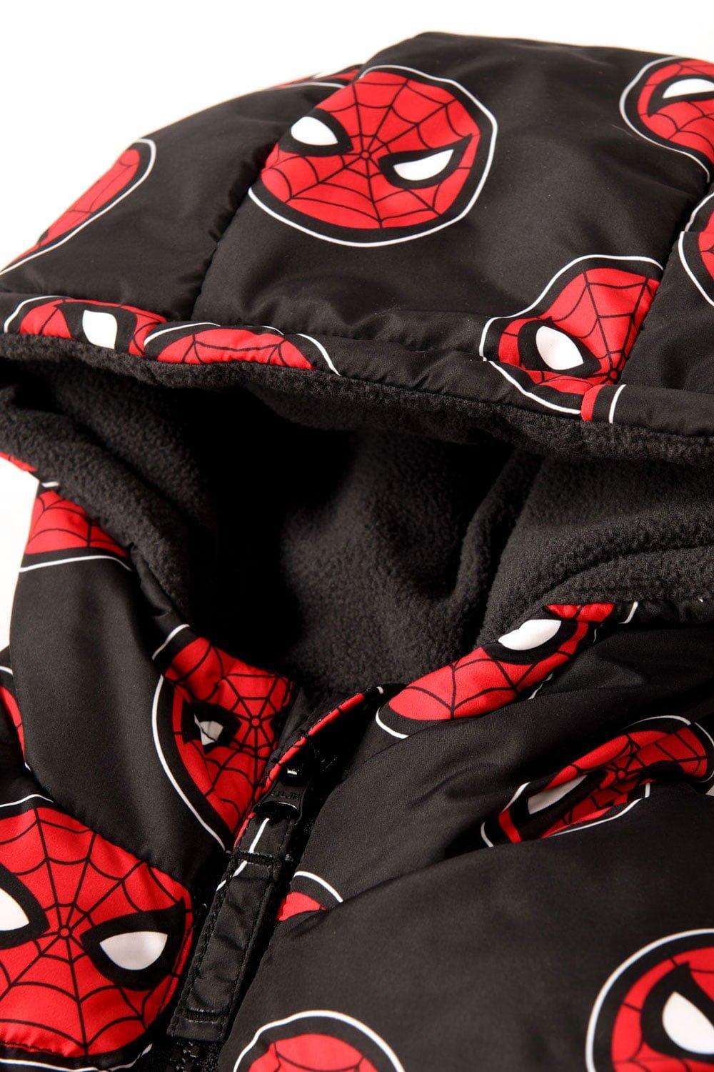 Marvel Spiderman Black Zip Coat - Brand Threads