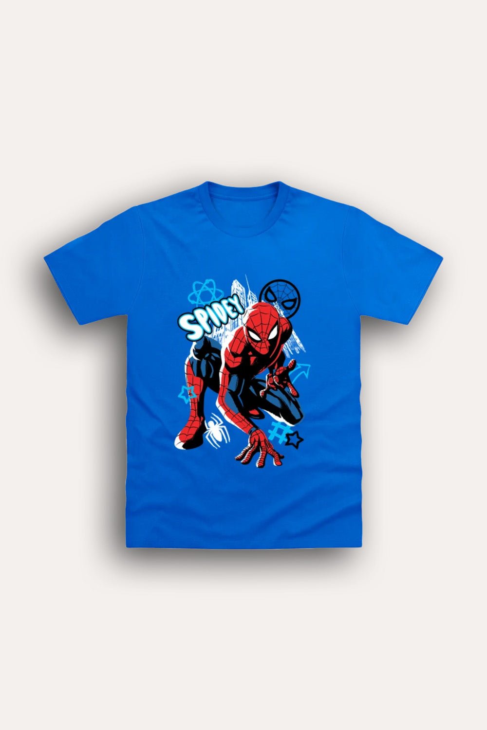 Marvel Spiderman Boys Blue T-Shirt - Brand Threads