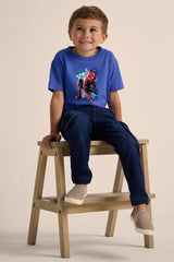 Marvel Spiderman Boys Blue T-Shirt - Brand Threads