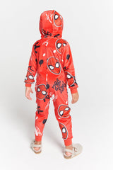 Marvel Spiderman Boys Fleece Onesie - Brand Threads