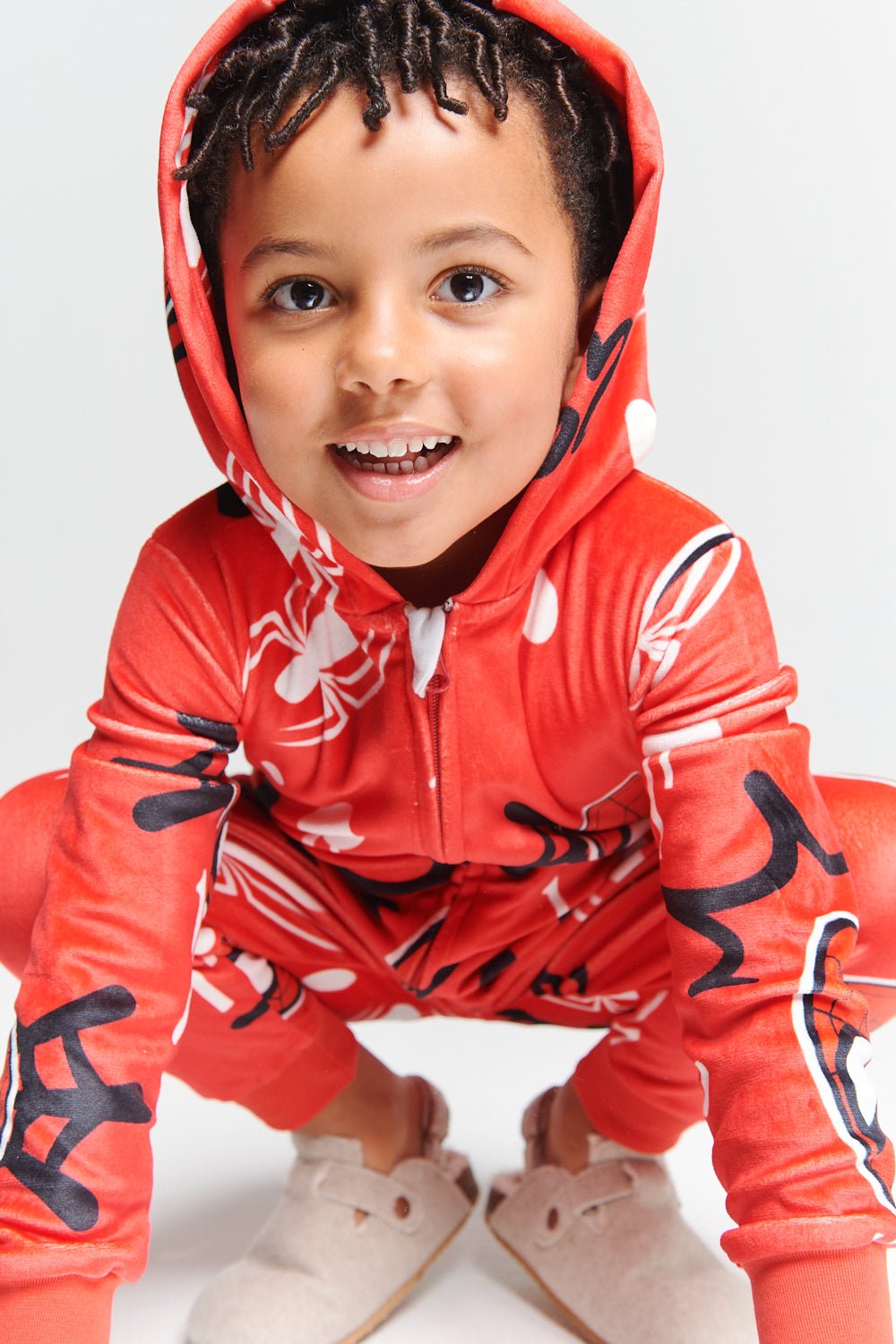 Marvel Spiderman Boys Fleece Onesie - Brand Threads