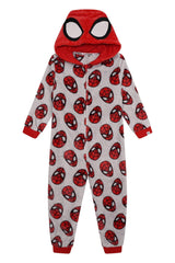 Marvel - Spiderman Boys Fleece Onesie - Brand Threads