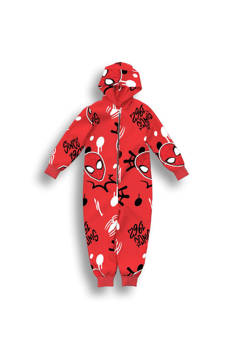 Marvel Spiderman Boys Fleece Onesie - Brand Threads