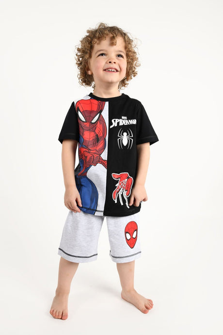 Marvel Spiderman Shorty Pyjamas - Brand Threads