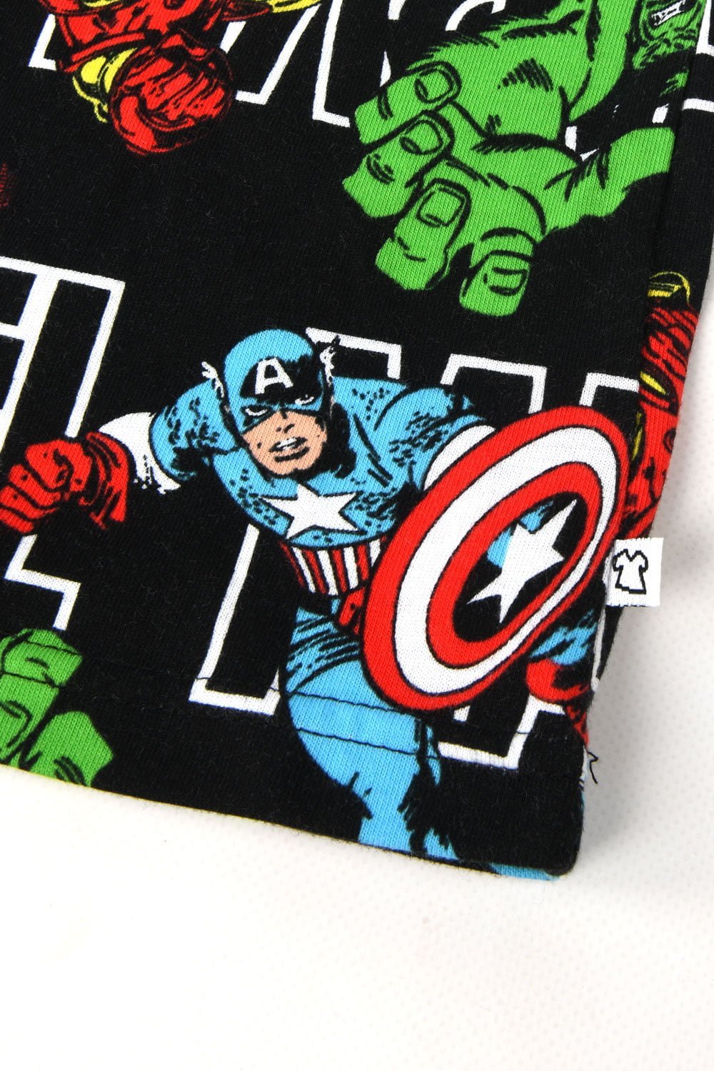 Marvel Superhero's Organic Cotton Black T-Shirt - Brand Threads