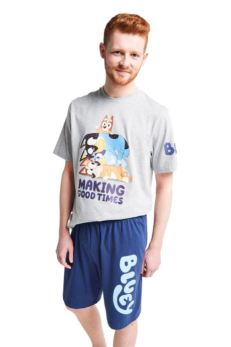 Mens Bluey Short Pyjama Set - Brand Threads