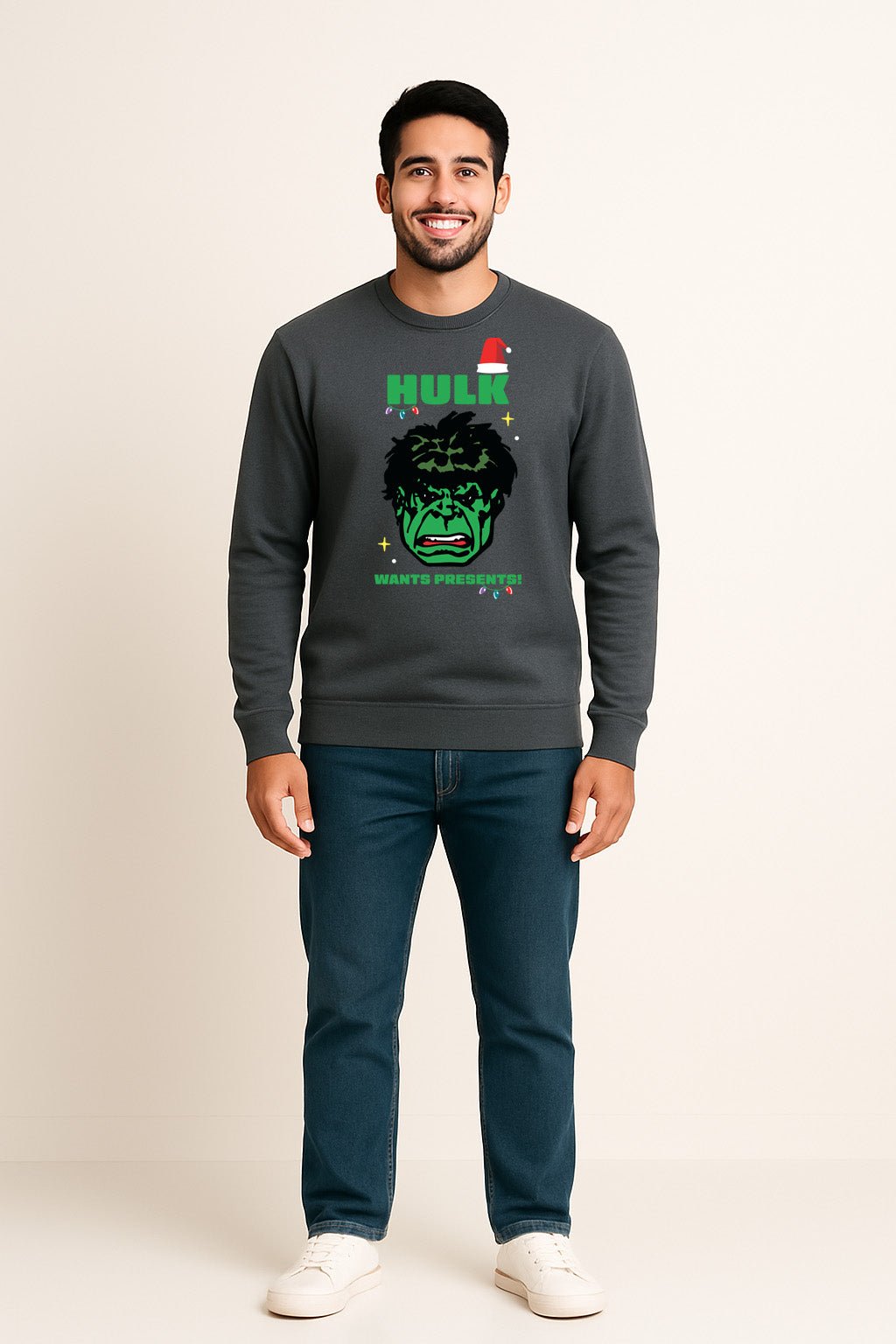 Mens Marvel Christmas Jumper - Brand Threads