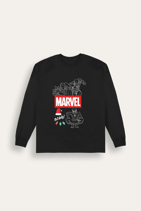 Mens Marvel Christmas Jumper - Brand Threads