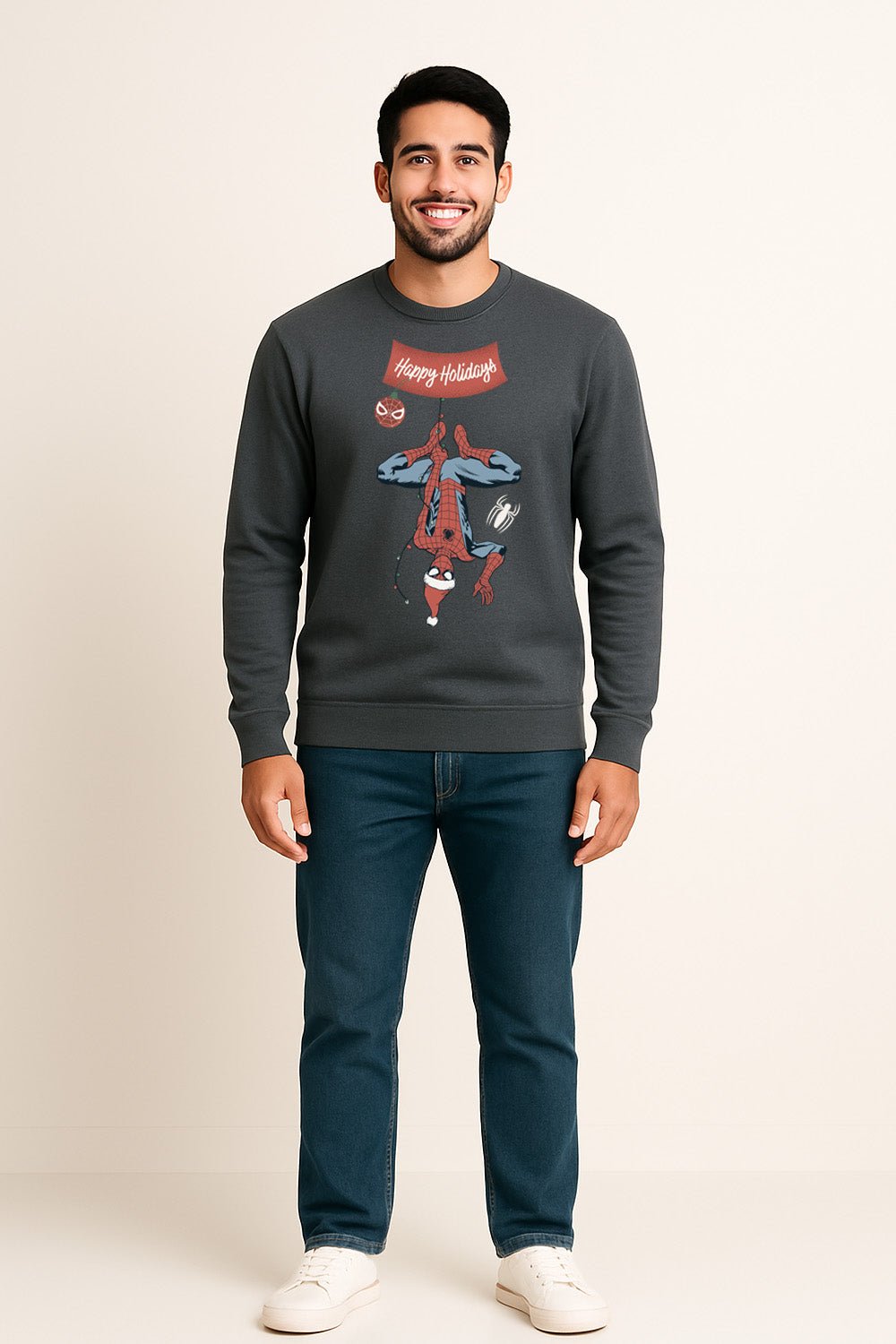Mens Marvel Christmas Jumper - Brand Threads