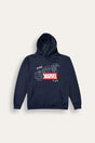Mens Marvel Christmas Navy Hoodie - Brand Threads