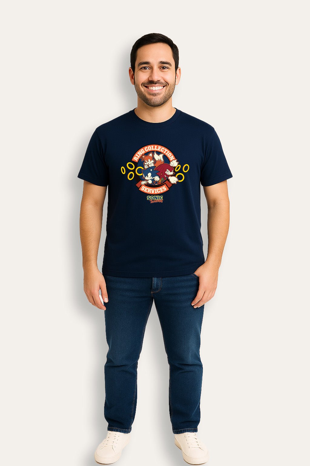 Men's Sonic The Hedgehog T shirt - Brand Threads