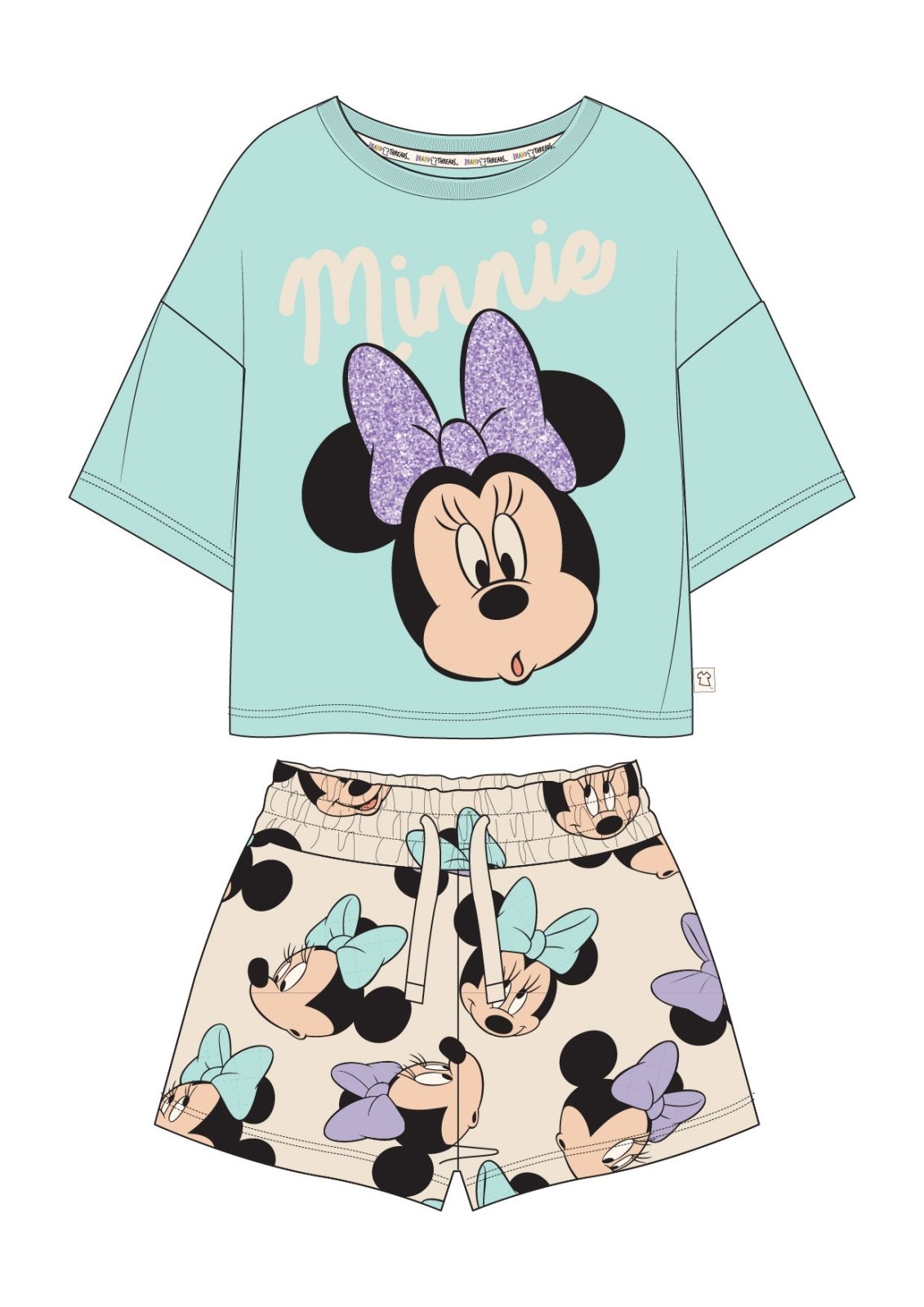 Minnie Mouse Girls Daywear Set - Brand Threads