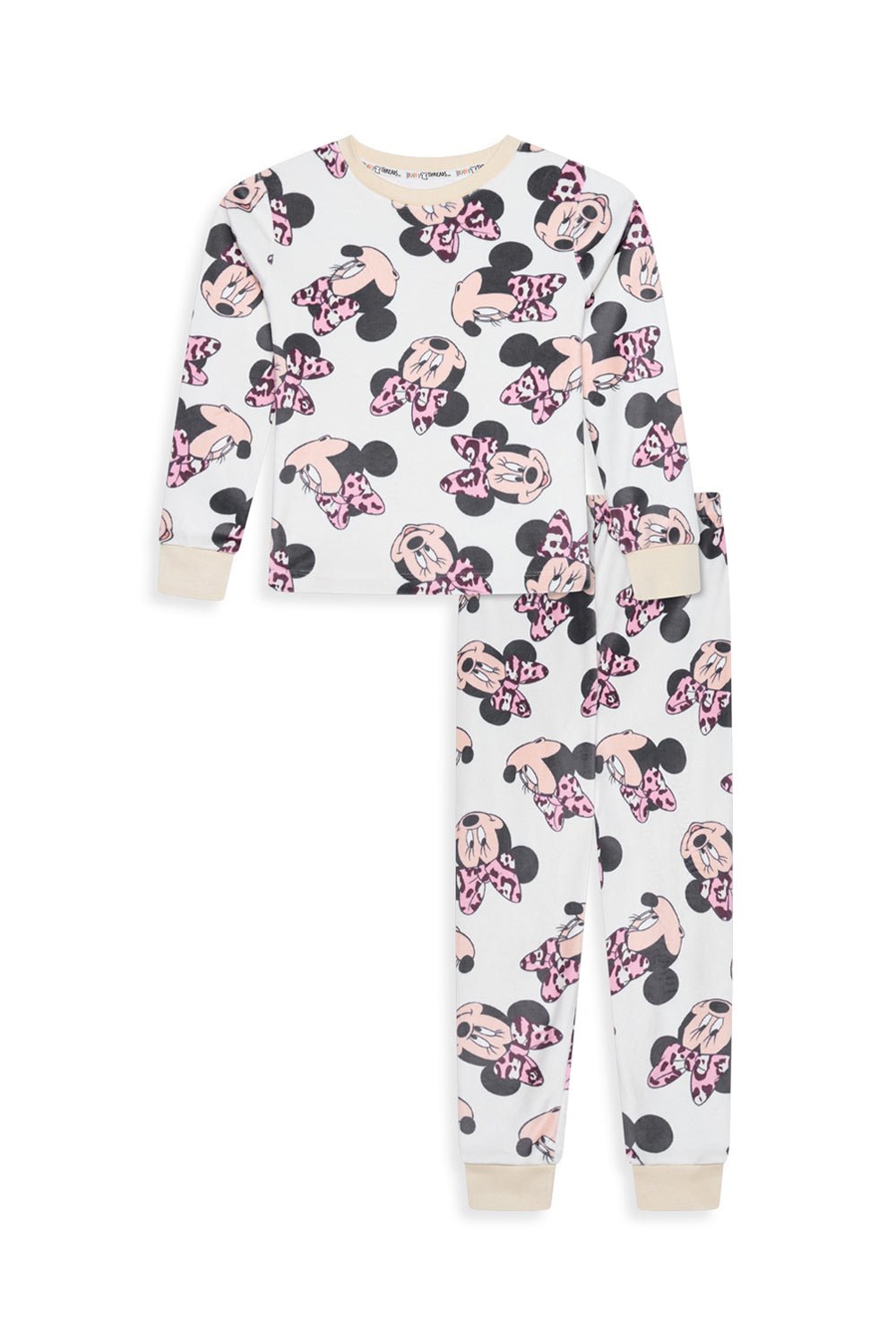 Minnie Mouse Girls Fleece Pyjamas - Brand Threads