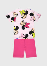 Minnie Mouse Girls Pink Daywear Set - Brand Threads