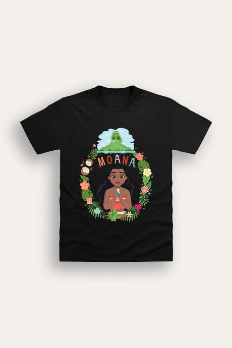 Moana Ladies Black T-Shirt - Brand Threads