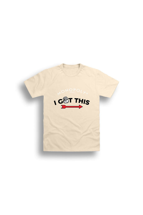 Monopoly Boys T-Shirt – Sand 100% Cotton Short Sleeve Tee - Brand Threads