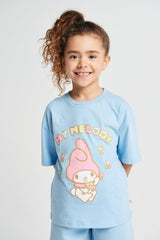 My Melody Girls T-Shirt & Wide Leg Jogger Set - Brand Threads