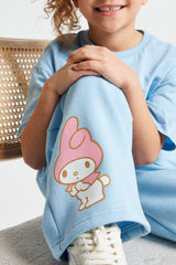 My Melody Girls T-Shirt & Wide Leg Jogger Set - Brand Threads