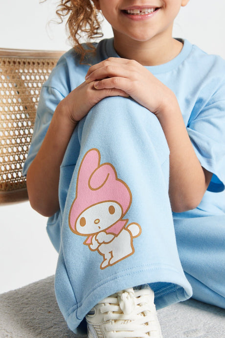 My Melody Girls T-Shirt & Wide Leg Jogger Set - Brand Threads