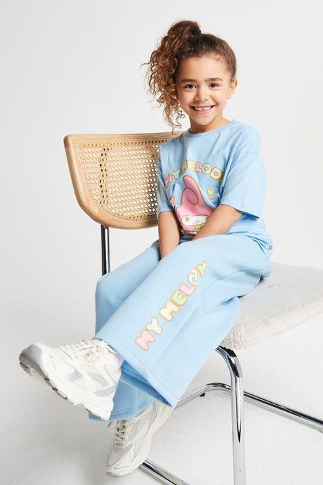 My Melody Girls T-Shirt & Wide Leg Jogger Set - Brand Threads