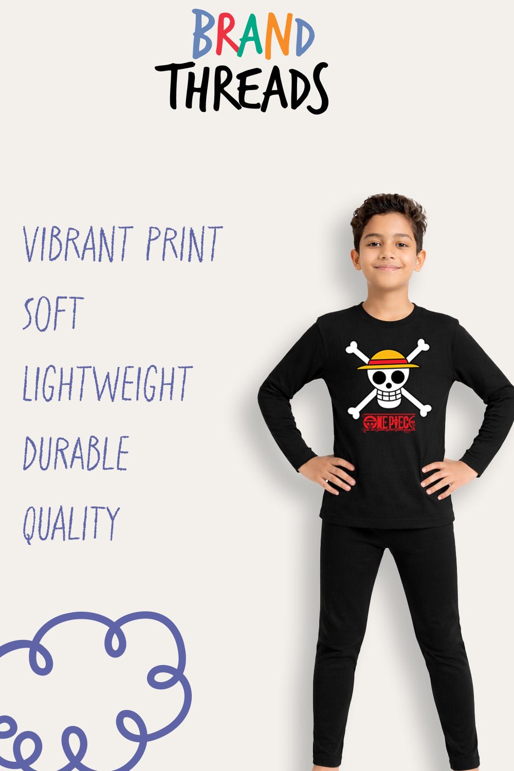 One Piece Boys Pyjama Set - Brand Threads