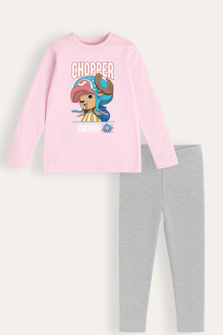 One Piece Girls Pyjama Set - Brand Threads