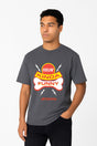 Operation Men’s T-Shirt – Charcoal Grey 100% Cotton Short Sleeve Tee - Brand Threads