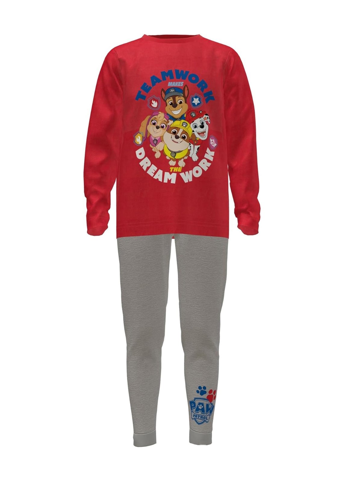 Paw Patrol Boys Pyjamas Long Sleeved Kids Pyjamass Set Official Merchandise - Brand Threads