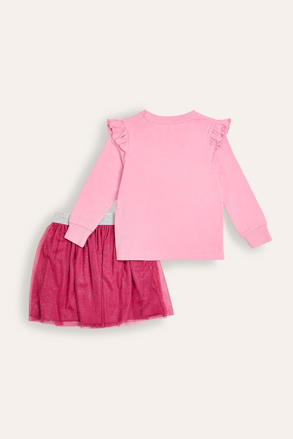 Peppa Pig Fairy Friends Girls Two Piece Skirt And Top Set - Brand Threads