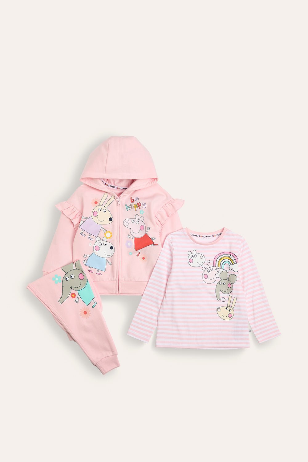 Peppa Pig Girls Day Wear Three Piece Set - Brand Threads