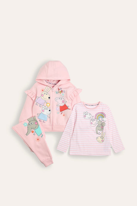 Peppa Pig Girls Day Wear Three Piece Set - Brand Threads