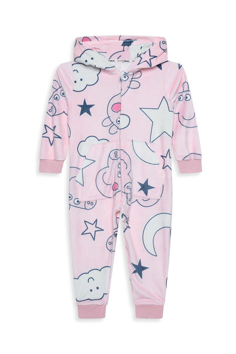 Peppa Pig Girls Fleece Onesie - Brand Threads